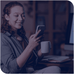 Cliente navegando no site pelo celular
